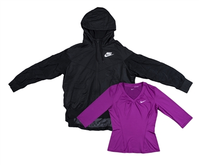 2010-18 Serena Williams Used and Issued Jacket and Top 